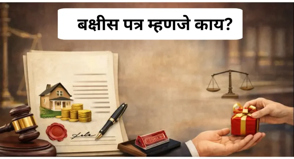 बक्षीस पत्र म्हणजे काय?