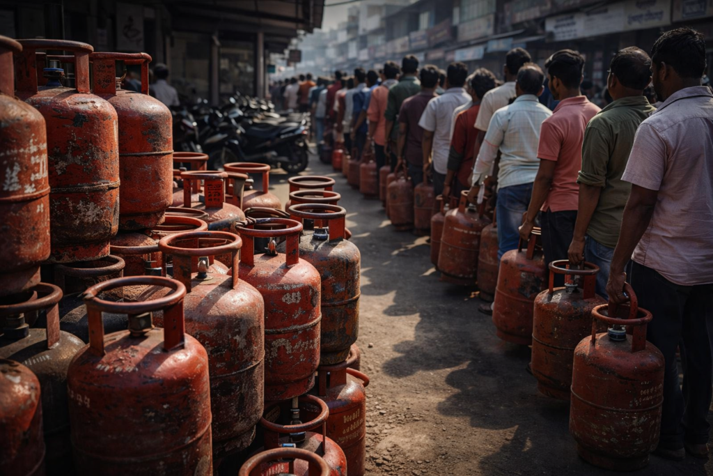 LPG Cylinder Booking Rule 25 Days India Gas Crisis