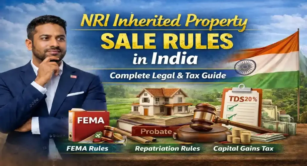 NRI Inherited Property Sale Rules in India – Complete Legal & Tax Guide (2026)