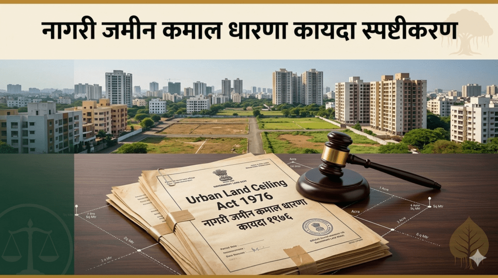 Urban Land Ceiling Act Explained in Marathi