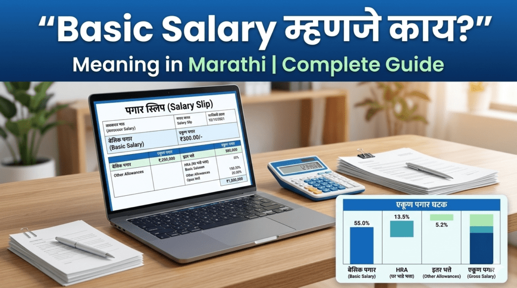 Basic Salary म्हणजे काय? | Basic Salary Meaning in Marathi (Complete Guide)
